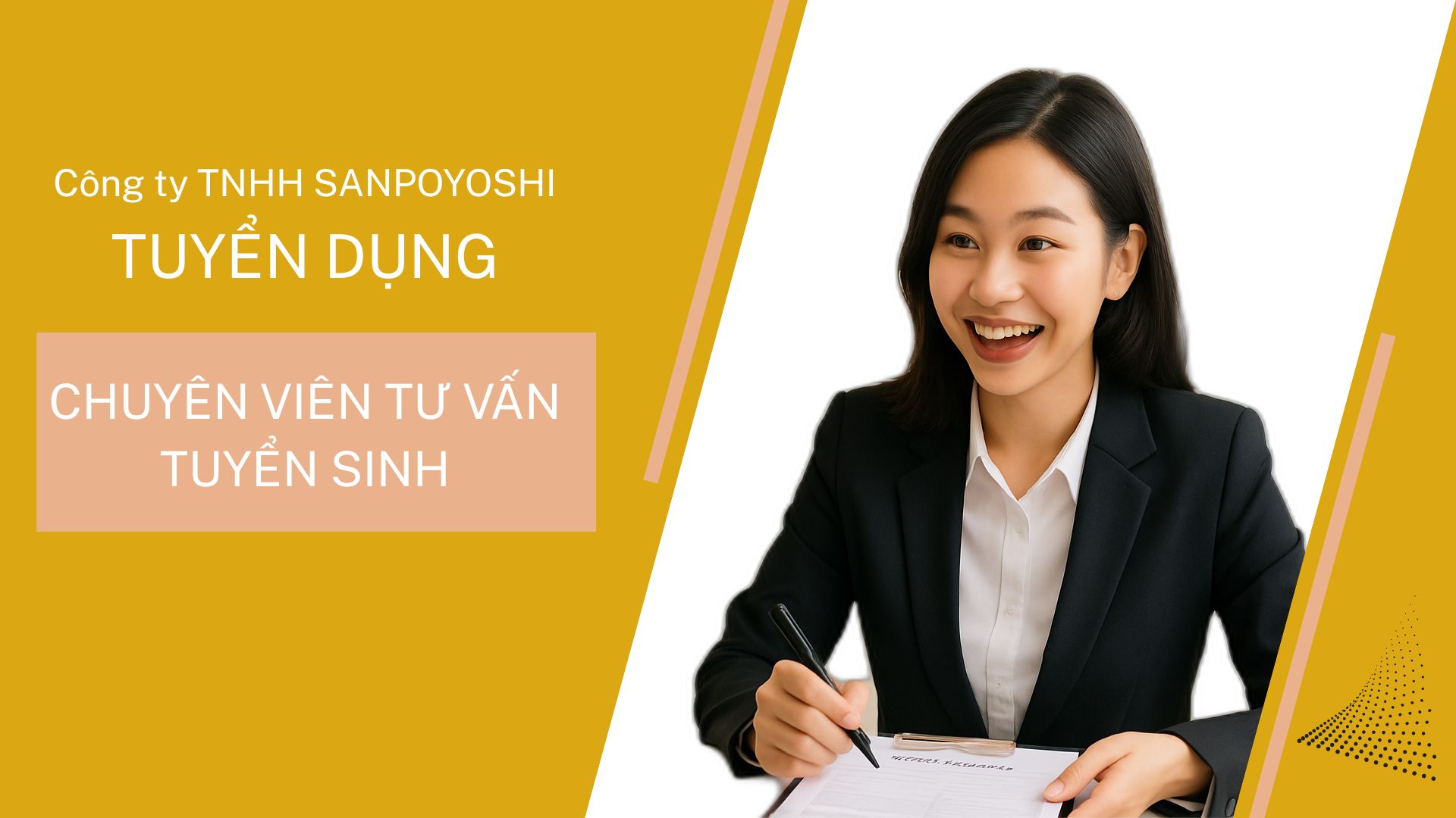 Tuyển dụng chuyên viên tư vấn tuyển sinh